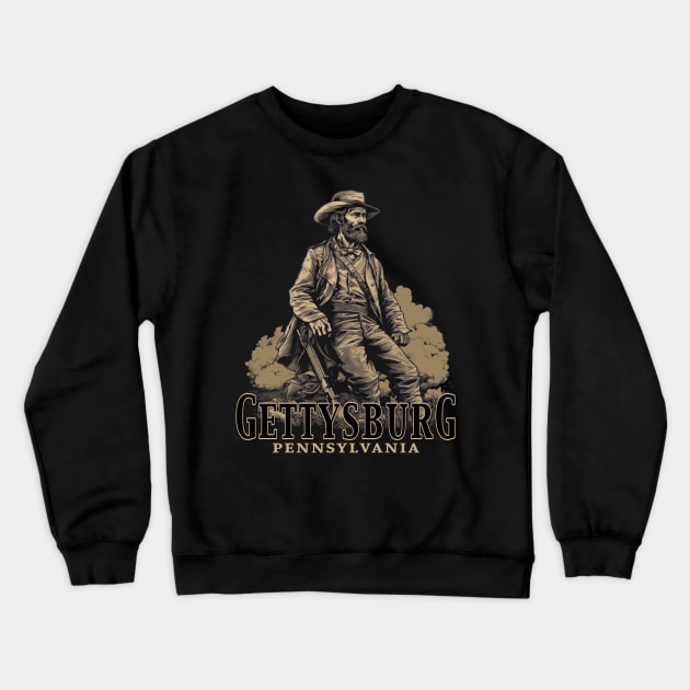 Gettysburg Crewneck Sweatshirt by Dead Is Not The End